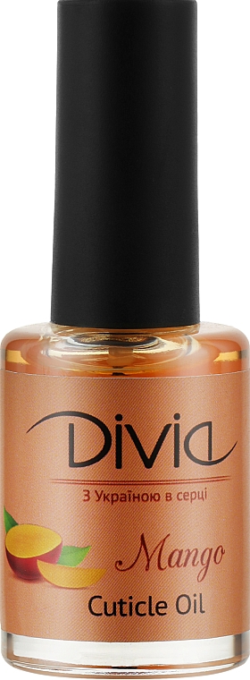 Oliwka do skórek Mango - Divia Cuticle Oil Mango Di1633 — Zdjęcie N1