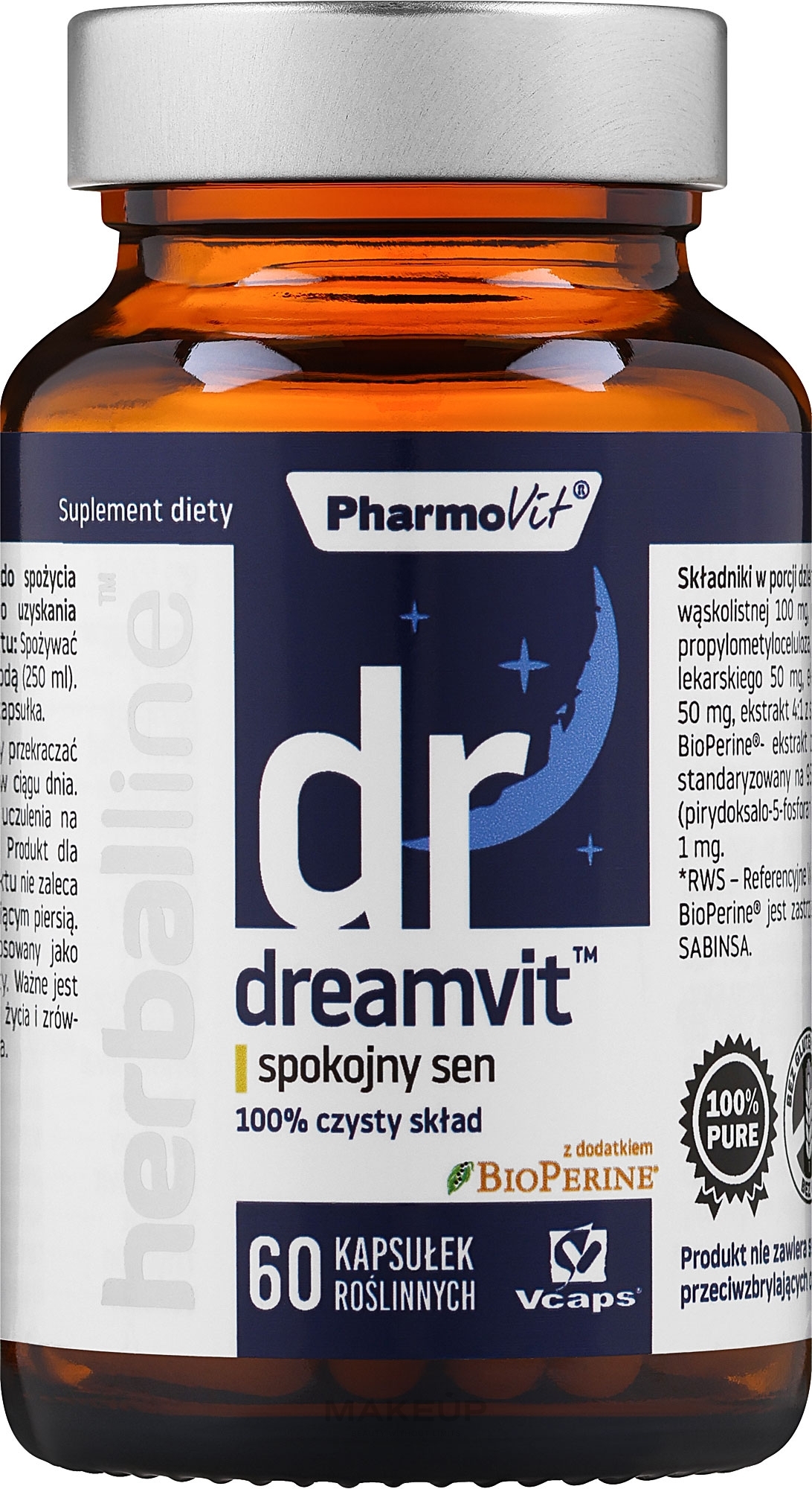 Suplement diety Dreamvit, 60 szt - Pharmovit Herballine  — Zdjęcie 60 szt.