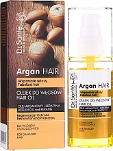 Kup Olejek do włosów Olej arganowy i keratyna - Dr Sante Argan Hair