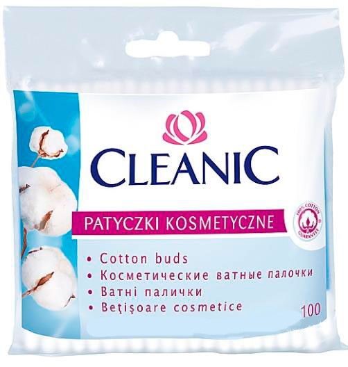 Patyczki kosmetyczne, 100 szt. - Cleanic Face Care Cotton Buds
