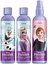 Kup Zestaw do kąpieli - Avon Disney Frozen (shm/200ml + sh/gel/200ml + h/spray/200ml)