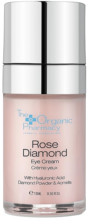 Nawilżający krem pod oczy - The Organic Pharmacy Rose Diamond Eye Cream — Zdjęcie N1