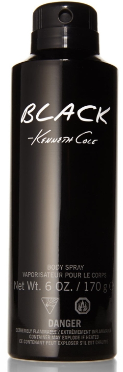 Kenneth Cole Black For Him - Perfumowana mgiełka rozświetlająca do ciała — Zdjęcie N1