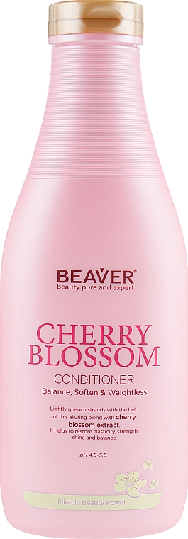 Odżywka do włosów do codziennego użytku z ekstraktem z kwiatów Sakura - Beaver Professional Cherry Blossom Conditioner — Zdjęcie N5