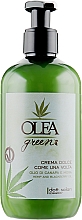 Kup Zmiękczający krem do włosów z olejami konopnym i jeżynowym - Dott. Solari Olea Green Crema Dolce Come Una Volta