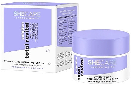 Synbiotyczny krem wzmacniający na dzień do twarzy - SheCare Total Revital Solution — Zdjęcie N1