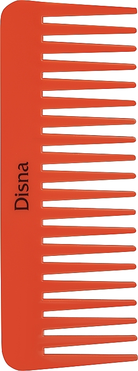Szeroki grzebień do włosów PE-29, 15,8 cm, pomarańczowy - Disna — Zdjęcie N1