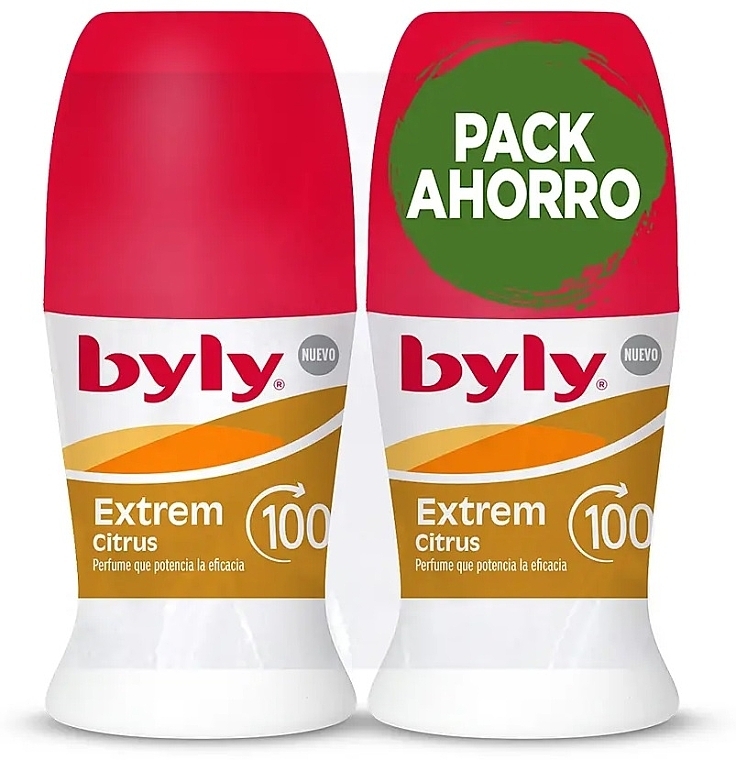 Zestaw - Byly Extrem Citrus (deo/roll/2x50ml) — Zdjęcie N1