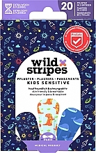 Kup Zestaw plastrów dla dzieci, 20 szt. - Wild Stripes Plasters Kids Sensitive Space