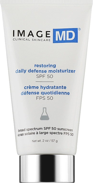 Krem ochronny na dzień SPF 50 - Image Skincare MD Restoring Daily Defense Moisturizer SPF 50
