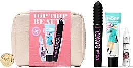 Kup Zestaw - Benefit Top Trip Beauty Set (f/primer/22ml + brow/gel/3g + mascara/8,5 g)