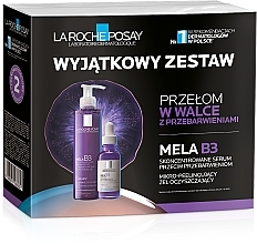 Zestaw do pielęgnacji twarzy - La Roche Posay Mela B3 (gel/200ml + ser/30ml) — Zdjęcie N1