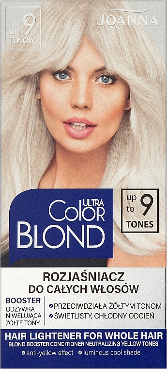 Rozjaśniacz do włosów - Joanna Ultra Color Blond 9 Tones