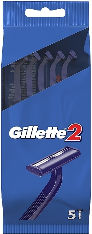 Jednorazowe maszynki do golenia, 5 szt. - Gillette 2