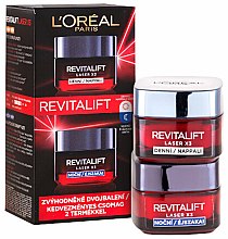 Zestaw - L'Oréal Paris Revitalift Laser X3 (f/cr 50 ml + f/cr 50 ml) — Zdjęcie N2