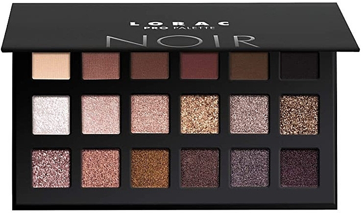 Paleta cieni do powiek - LORAC PRO Palette Noir — Zdjęcie N1