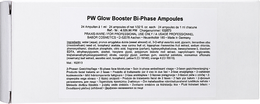 Ampułki dwufazowe, booster rozświetlający - Babor Glow Booster Bi-Phase — Zdjęcie N3