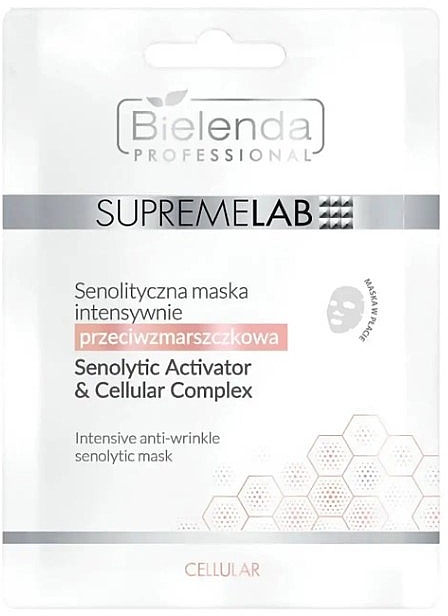 Intensywna maska przeciwzmarszczkowa - Bielenda Professional SupremeLab Cellular — Zdjęcie N1