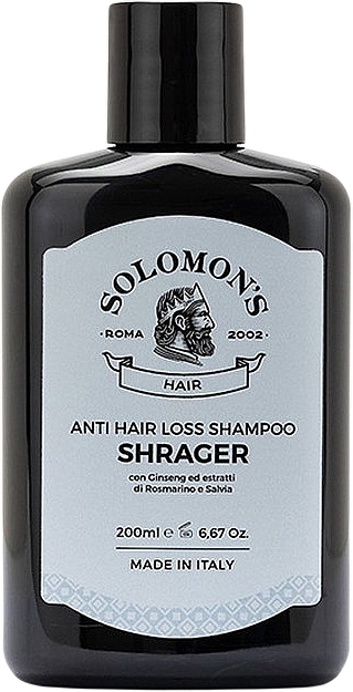 Szampon przeciw wypadaniu włosów - Solomon's Anti Hair Loss Shampoo Shrager — Zdjęcie N1