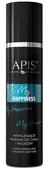 Spray nawilżający do ciała i włosów - APIS Professional My Happiness Moisturising Body And Hair Mist — Zdjęcie N1