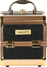Kasetka na kosmetyki, czarna - Inglot Diamond Makeup Case Black — Zdjęcie N1