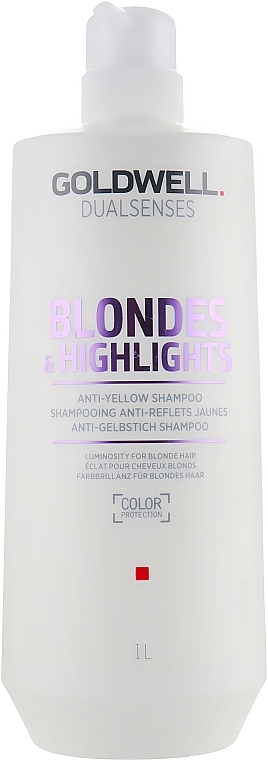 Szampon przeciw żółknięciu włosów blond i z refleksami - Goldwell Dualsenses Blondes & Highlights Anti-Yellow Shampoo — Zdjęcie N3