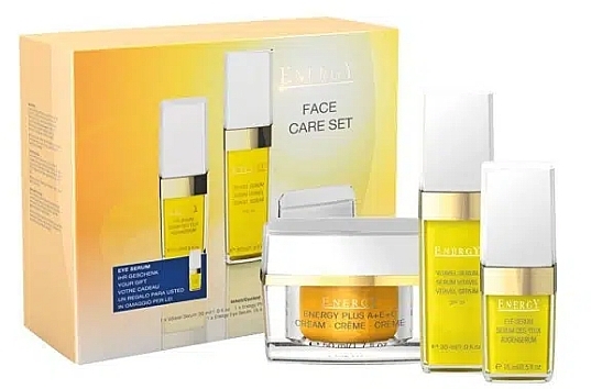 Zestaw - Etre Belle Energy Face Care Set (cr/50ml + serum/30ml + eye/serum/15ml) — Zdjęcie N1