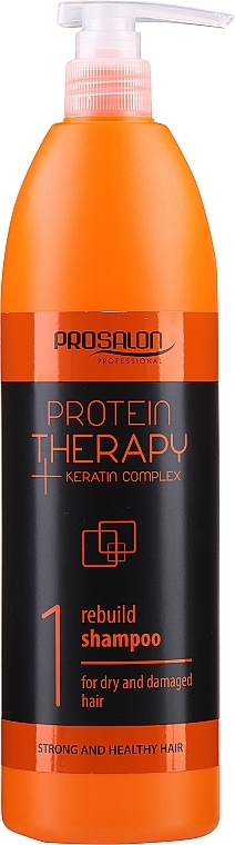 PRZECENA! Odbudowujący szampon do włosów suchych i zniszczonych - Prosalon Protein Therapy + Keratin Complex * — Zdjęcie N6