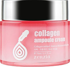 Krem do twarzy anti-aging - Zenzia Collagen Ampoule Cream — Zdjęcie N2