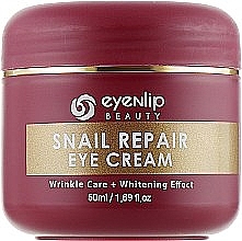 Rewitalizujący krem pod oczy ze śluzem ślimaka - Eyenlip Snail Repair Eye Cream — Zdjęcie N2