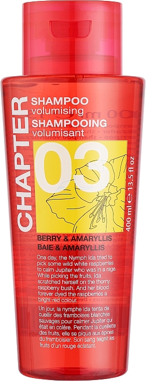 Szampon do włosów zwiększający objętość Malina i amarylis - Mades Cosmetics Chapter Shampoo Volumising Berry & Amarallis
