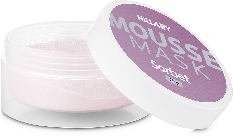 Kojąca maska-mus do twarzy - Hillary Mousse Mask Sorbet — Zdjęcie N2