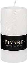 Kup Świeca dekoracyjna, 7 x 14 cm, biała - Artman Tivano
