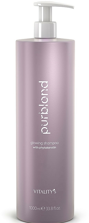 Nabłyszczający szampon do włosów blond - Vitality's Purblond Glowing Shampoo — Zdjęcie N2