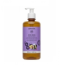Delikatny szampon jagodowy - Apivita Mini Bees Gentle Kids Shampoo — Zdjęcie N1