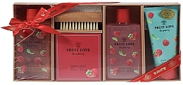 Zestaw do kąpieli Malina, 5 produktów - Aurora Fruit Love Raspberry  — Zdjęcie N1