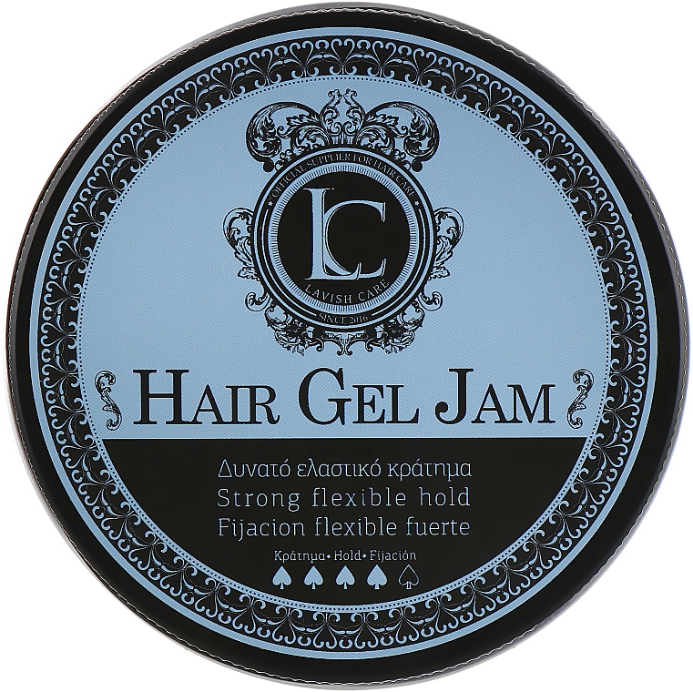 Mocny żel do stylizacji włosów - Lavish Care Hair Gel Jam Strong Flexible Hold — Zdjęcie N2