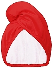 Kup Dwustronny satynowy turban do włosów, czerwony - Glov Double-Sided Satin Hair Towel Wrap Red