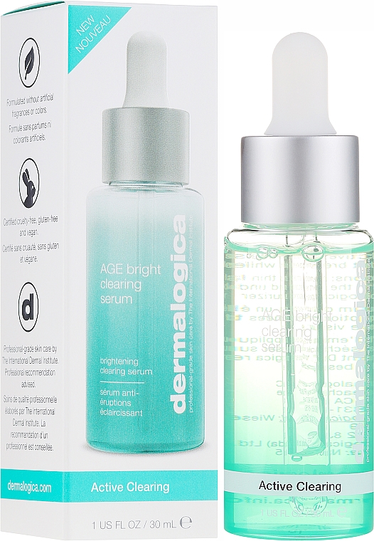 Przeciwstarzeniowe oczyszczające serum rozjaśniające do twarzy - Dermalogica Age Bright Clearing Serum