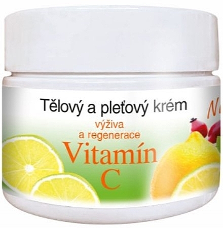 Krem regenerująco-zmiękczający z witaminą C - Bione Cosmetics Vitamin C Body & Face Cream — Zdjęcie N1