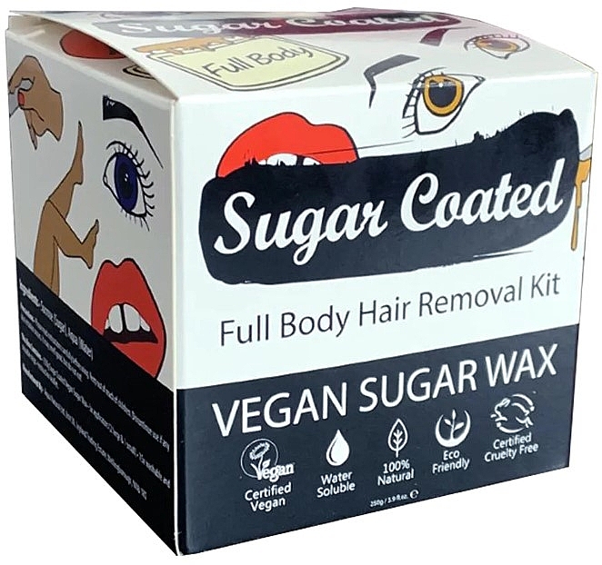 Zestaw do depilacji ciała - Sugar Coated Full Body Hair Removal Kit — Zdjęcie N2