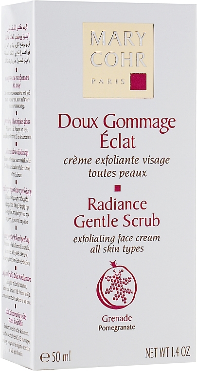 Peeling gommage o podwójnym działaniu - Mary Cohr Radiance Gentle Scrub — Zdjęcie N1