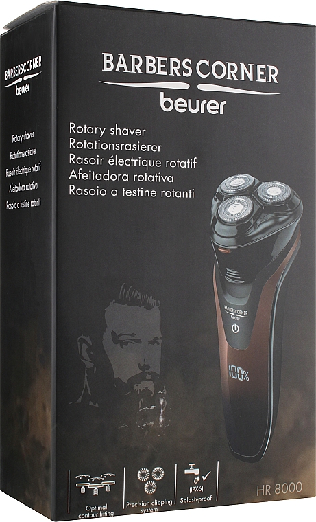 Golarka rotacyjna HR 8000 - Beurer Rotary Shaver — Zdjęcie N9