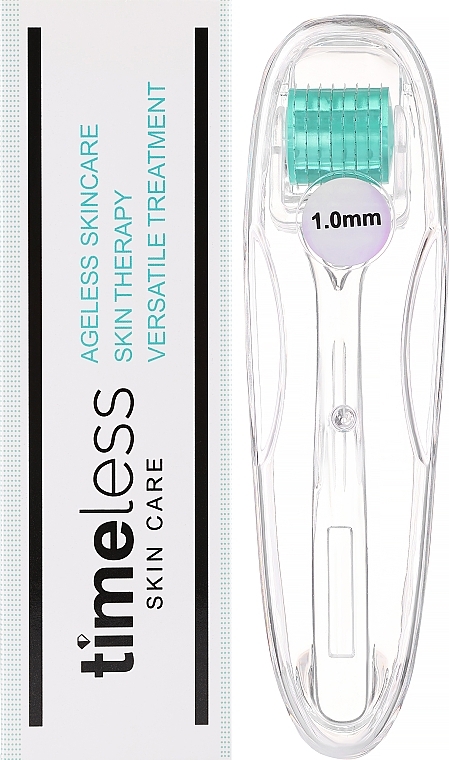 Mezoroller ze stalowymi mikroigłami, 1 mm - Timeless Skin Care 192 Micro Needle Dermaroller — Zdjęcie N2