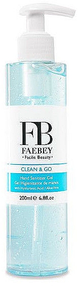 Żel do dezynfekcji rąk - Faebey Clean & Go Hand Sanitizer Gel — Zdjęcie N1