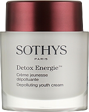 Odmładzający, dodający energii krem detoksykujący do twarzy - Sothys Detox Energie Depolluting Youth Cream — Zdjęcie N1