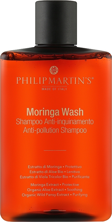 Szampon chroniący przed środowiskiem zewnętrznym - Philip Martin's Moringa Wash Shampoo
