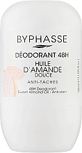 Dezodorant w kulce Olej ze słodkich migdałów - Byphasse Roll-On Deodorant 48h Sweet Almond Oil — Zdjęcie N1