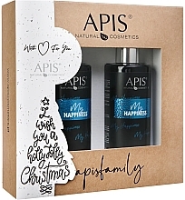 Zestaw - APIS Professional My Happiness Gift Set (b/balm/300ml + sh/gel/300ml) — Zdjęcie N1