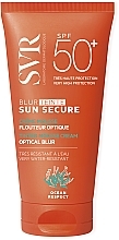 Kremowy mus do opalania z filtrem przeciwsłonecznym - SVR Sun Secure Blur Tinted Mousse Cream Beige Rose SPF50+  — Zdjęcie N1